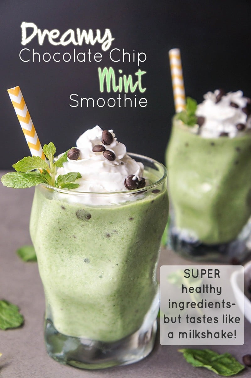 Mint Chocolate Chip Smoothie