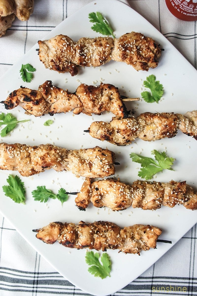 Skewered Sesame Chicken