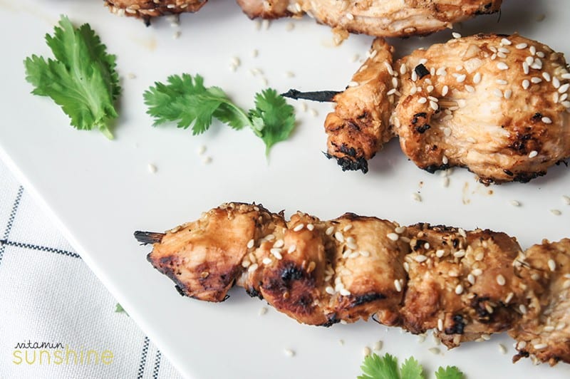 Skewered Sesame Chicken