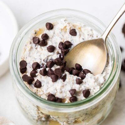 Cookie Dough Overnight Oats (High Protein!)