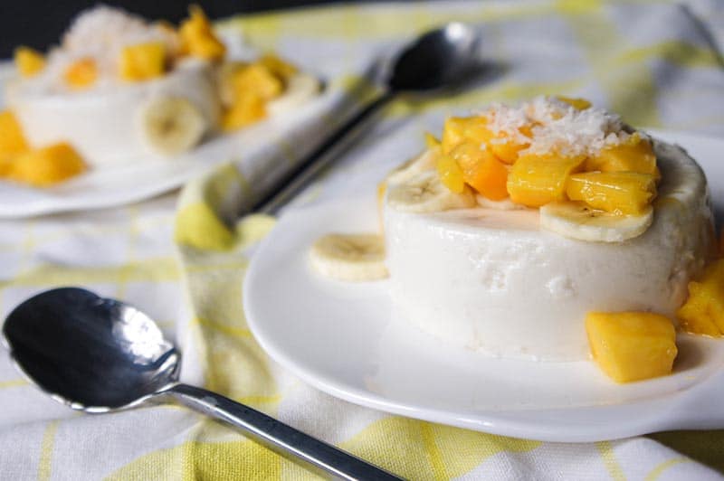 Tropical Yogurt Panna Cotta + 5 Reasons to Eat Gelatin