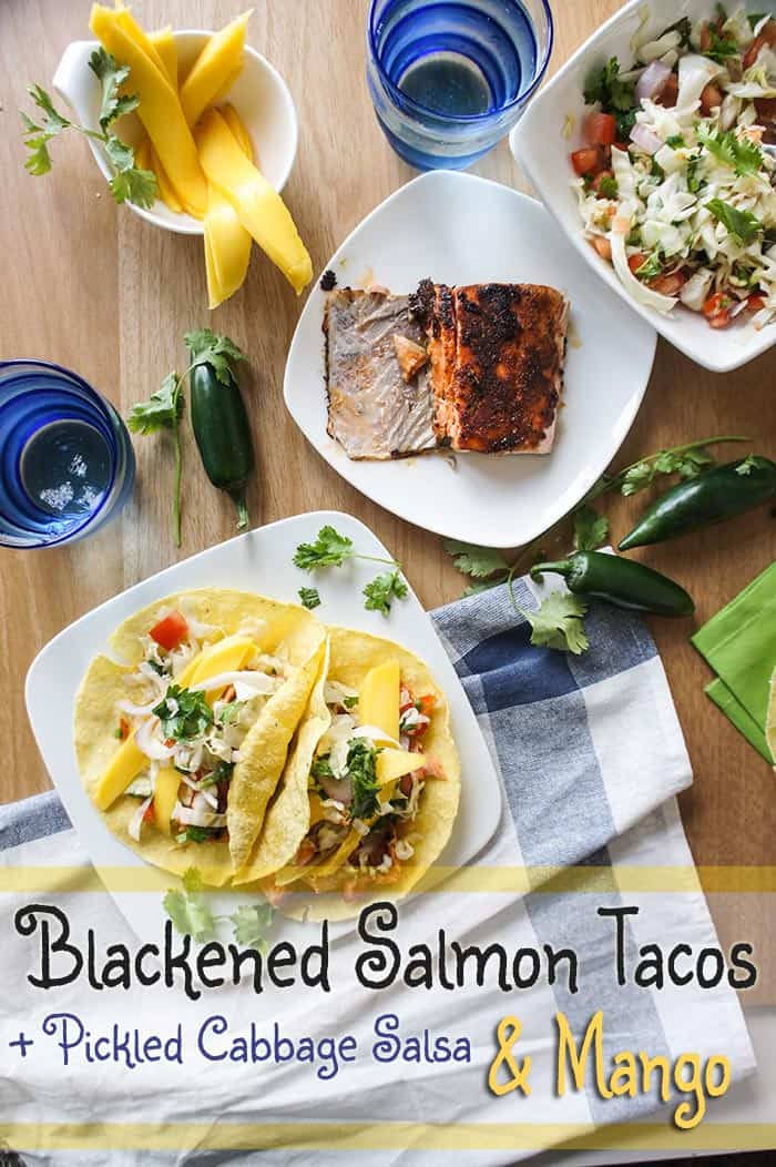 Blackened Salmon Tacos