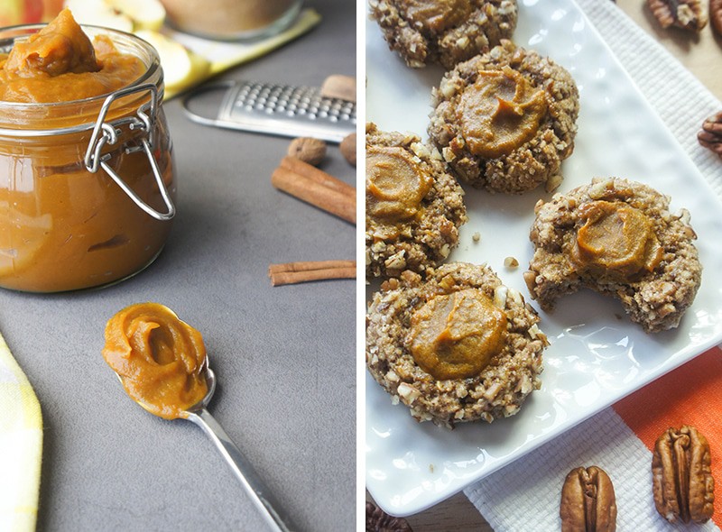 Pumpkin Butter Thumbprints