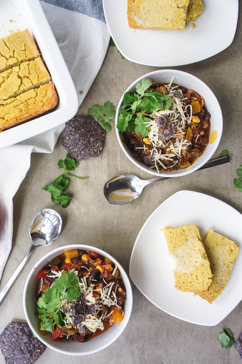 Crockpot Chicken Taco Chili