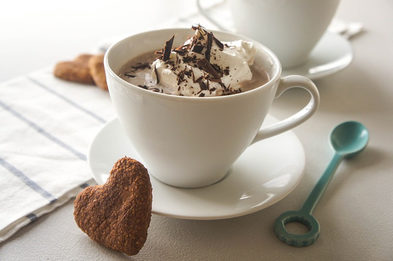 Vegan Hazelnut Hot Cocoa