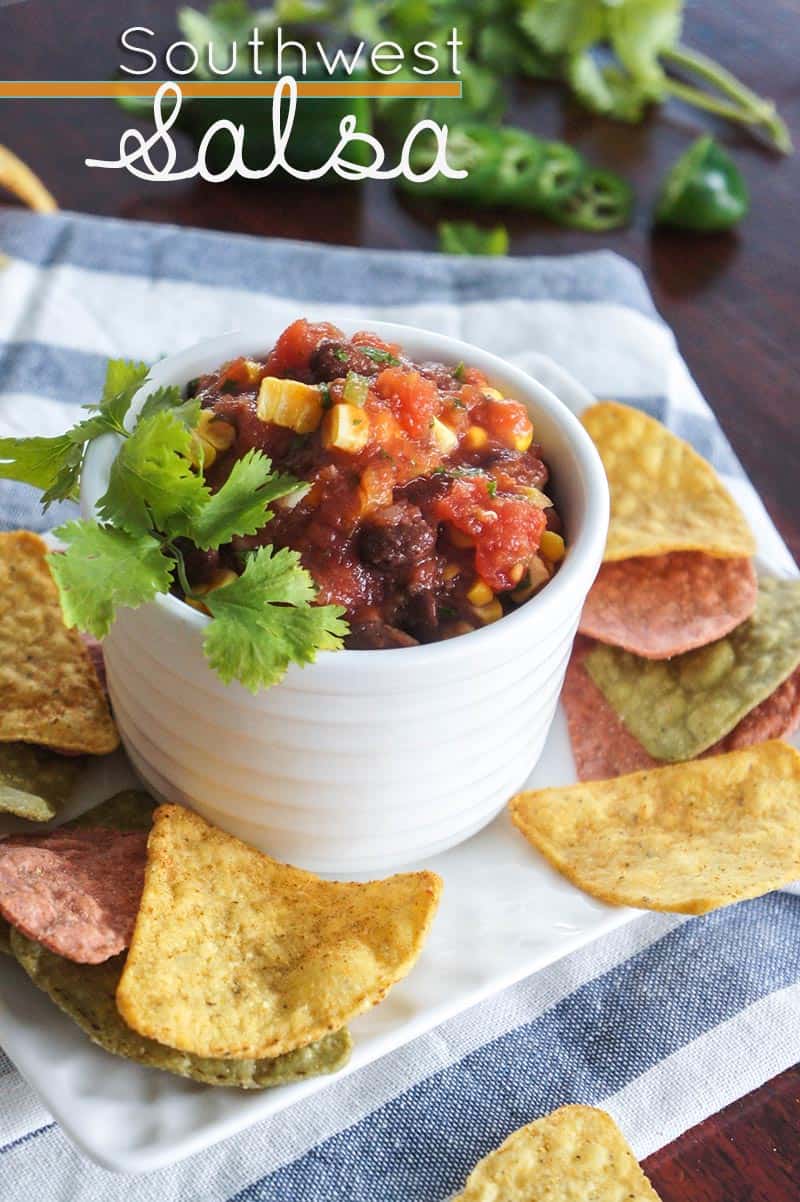 This restaurant style salsa takes minutes to put together, and is a perfect blend of flavors.