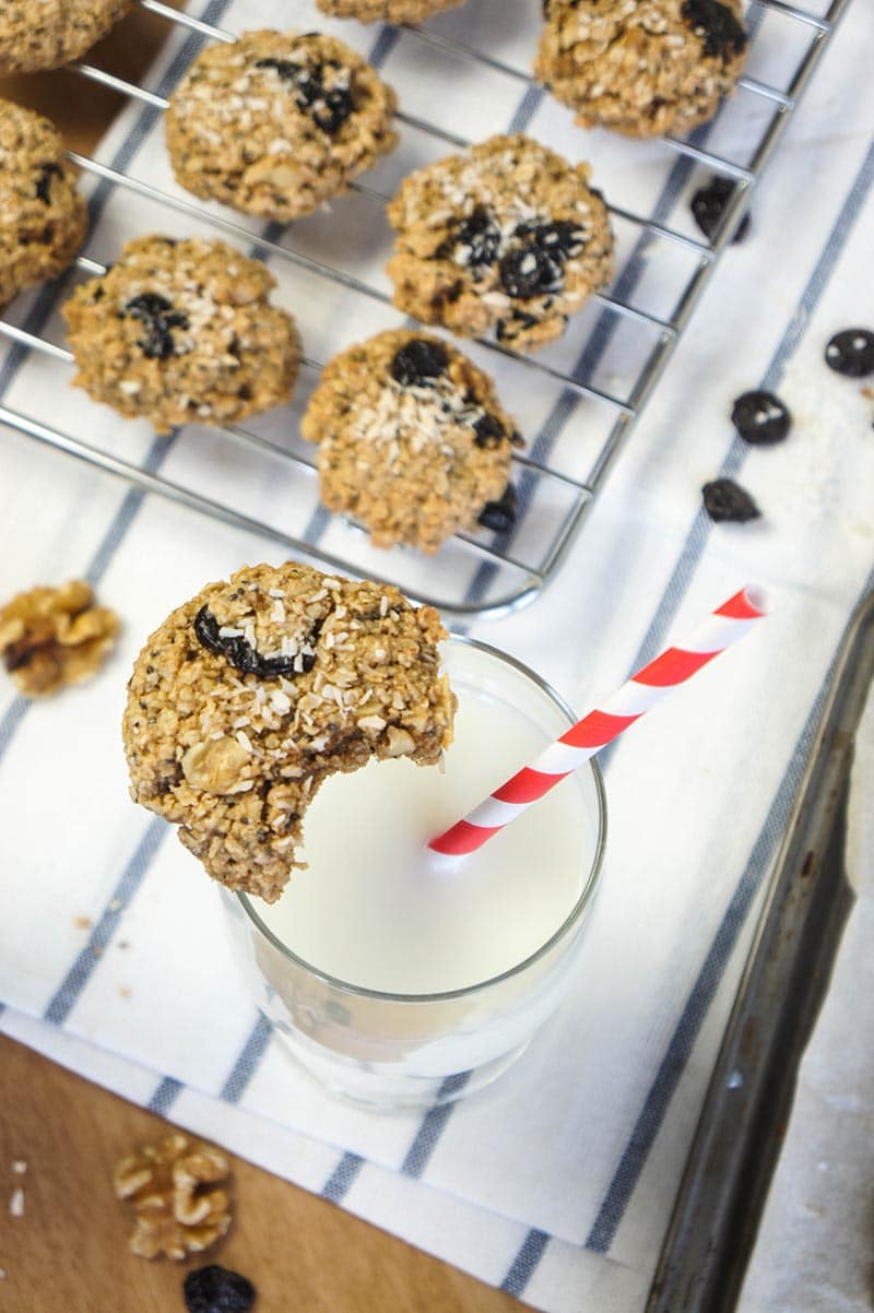 Gluten-Free Chewy Cherry Coconut Cookies