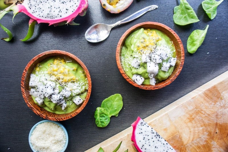 Tropical Green Smoothie Bowl