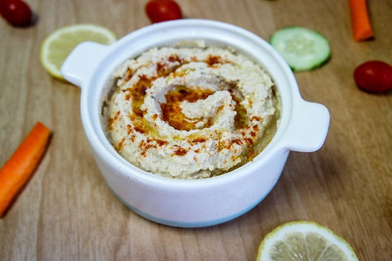 Roasted Cauliflower and White Bean Hummus