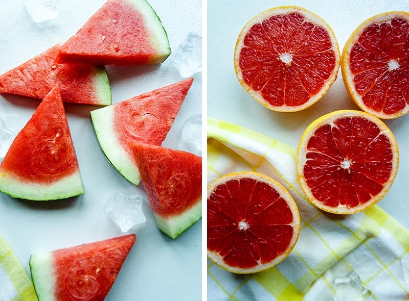 Watermelon and Grapefruit