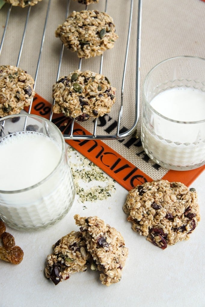 Chewy Granola Cookies, GlutenFree and NutFree