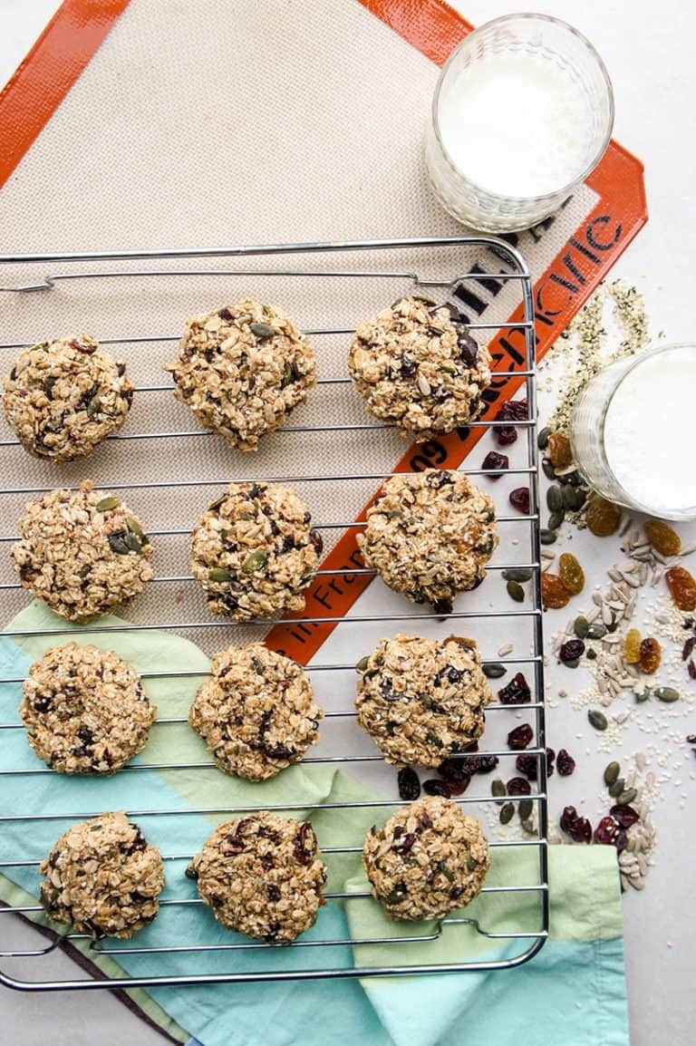 Chewy Granola Cookies, GlutenFree and NutFree