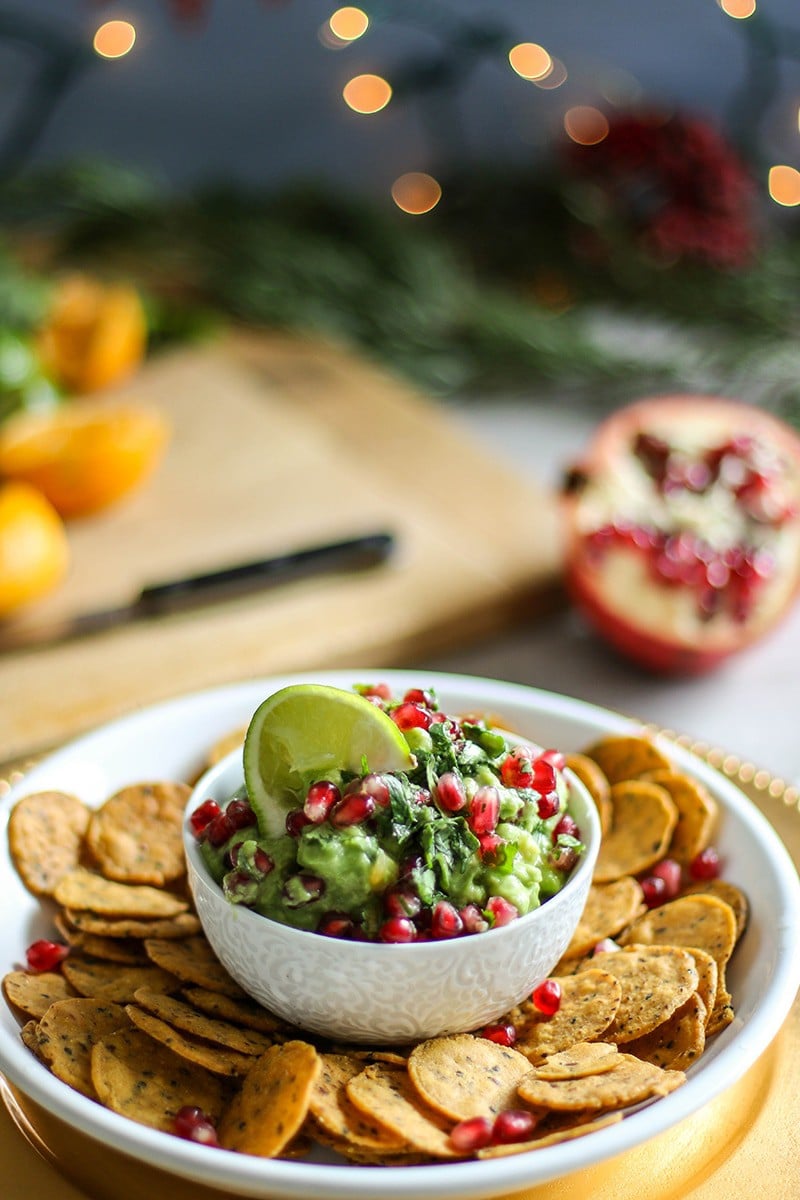 Festive Pomegranate Guacamole  Sunkissed Kitchen