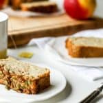 Apple Bread / This gluten free sweet bread with a crunchy pumpkin seed streusel is the perfect afternoon treat.