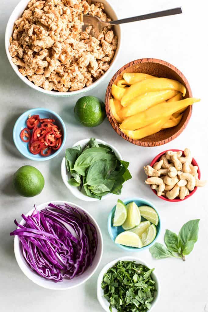 Thai Chicken Lettuce Wraps (Whole30) Sunkissed Kitchen