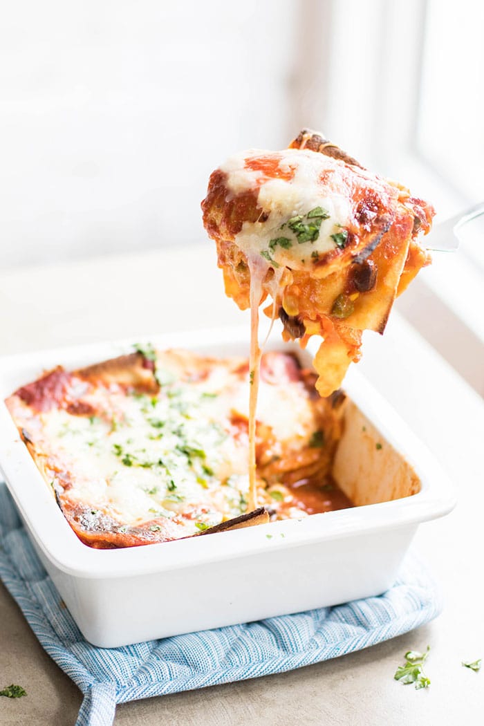 Vegetarian Enchilada Casserole (Freezer Friendly) Sunkissed Kitchen