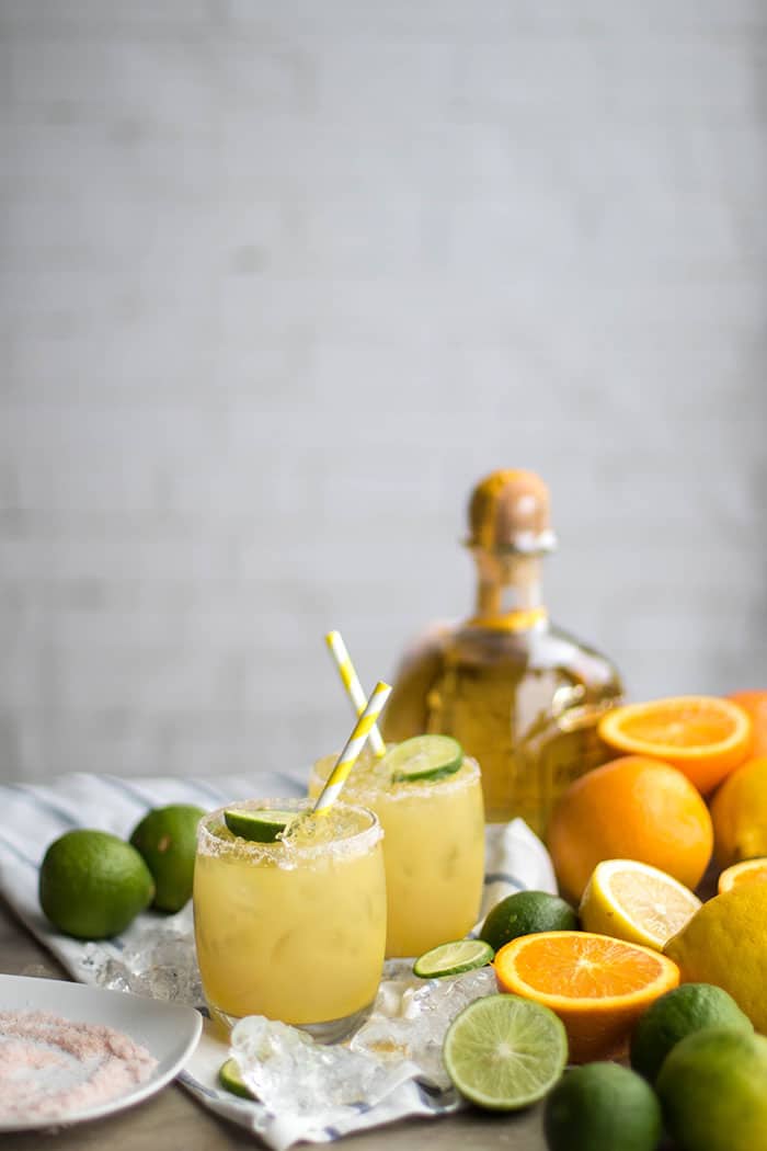 Healthy Scratch Margaritas (Naturally Fruit Sweetened!) Sunkissed Kitchen