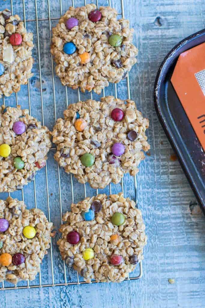Monster Cookies (Nut Free & Gluten Free) Sunkissed Kitchen