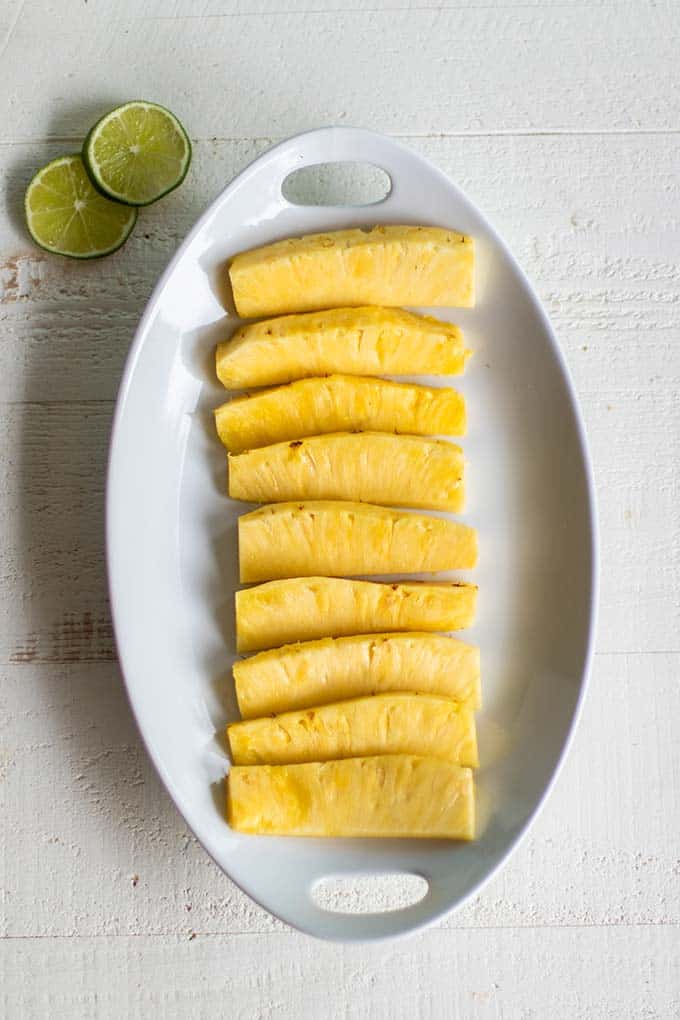 Sweet And Spicy Grilled Pineapple With Cinnamon Whole30 Sunkissed Kitchen