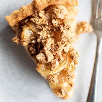 Gluten Free Apple Pie (with crumble topping!)