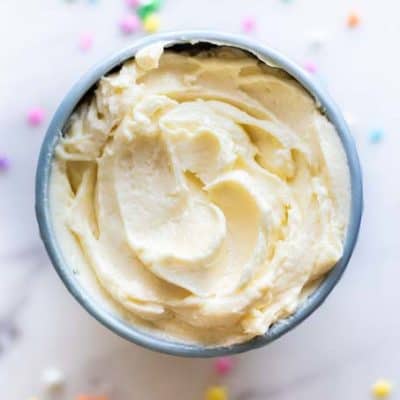 Healthy White Chocolate Buttercream Frosting