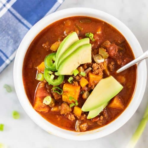 Whole30 Chili - Roasted Butternut Chili