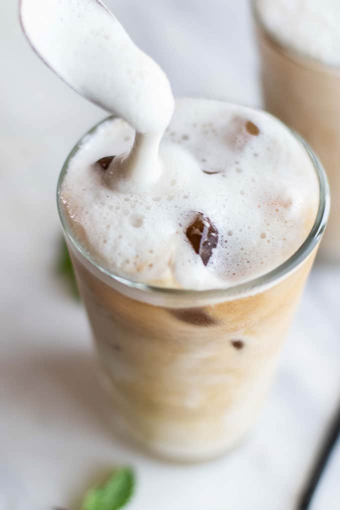 Vegan Vanilla Iced Coffee with Cashew Milk Sunkissed Kitchen