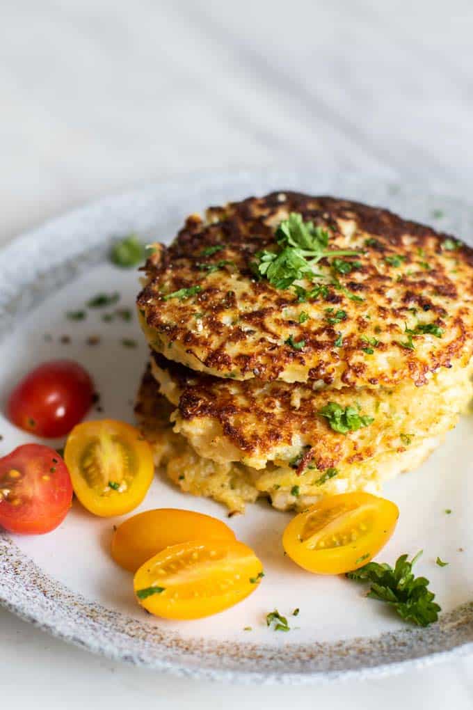 Cauliflower Fritters Sunkissed Kitchen