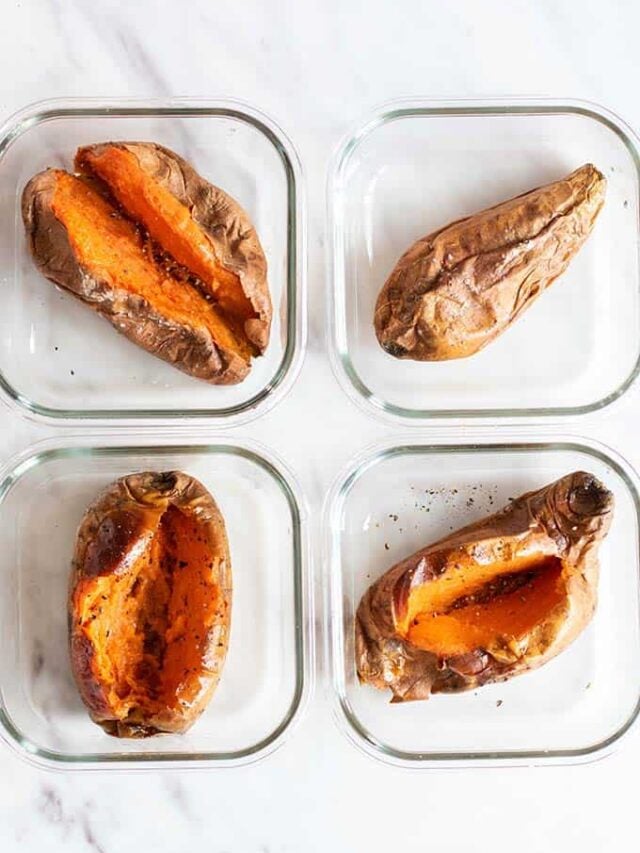 How to Bake Sweet Potatoes (Meal Prep) - Sunkissed Kitchen