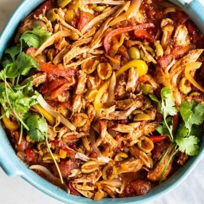Cuban Shredded Pork with Peppers