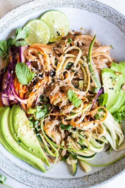 Spicy Thai Noodles - Vegan - Sunkissed Kitchen