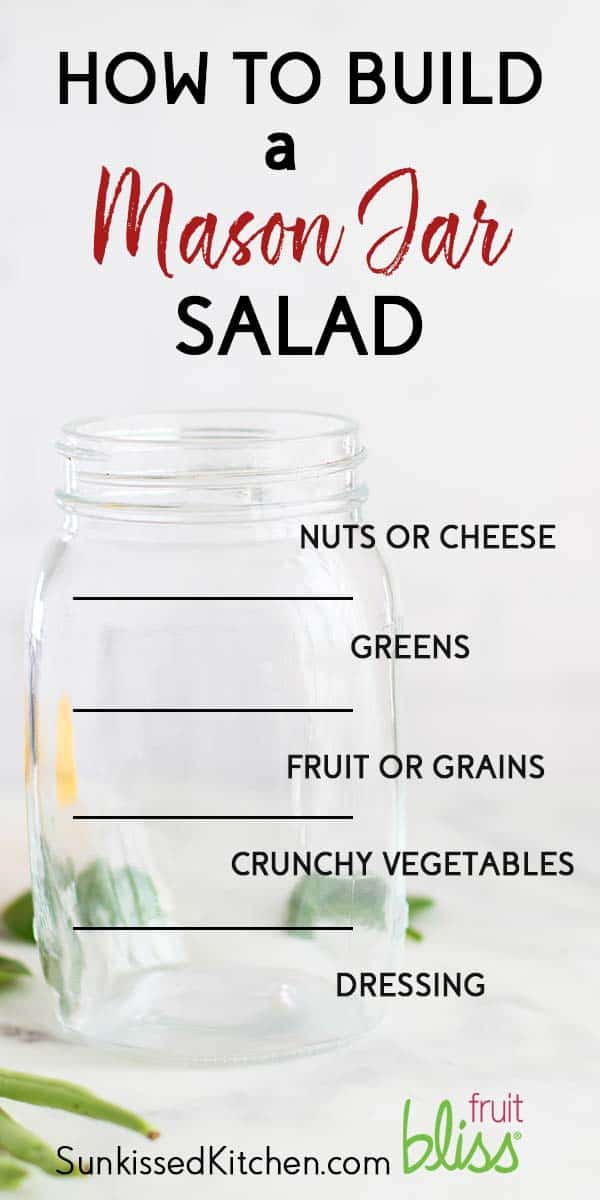 How to Make Layered Lunches (Mason Jar Salads)