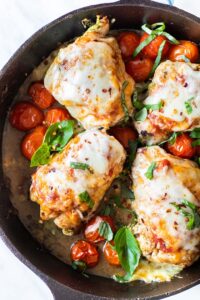 Pizza Stuffed Chicken Breasts - Sunkissed Kitchen