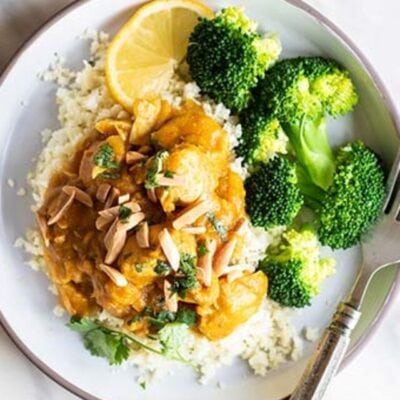 Crockpot Moroccan Pumpkin Chicken (Slow Cooker Recipe)