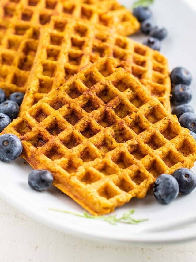 Sweet Potato Waffles - Sunkissed Kitchen