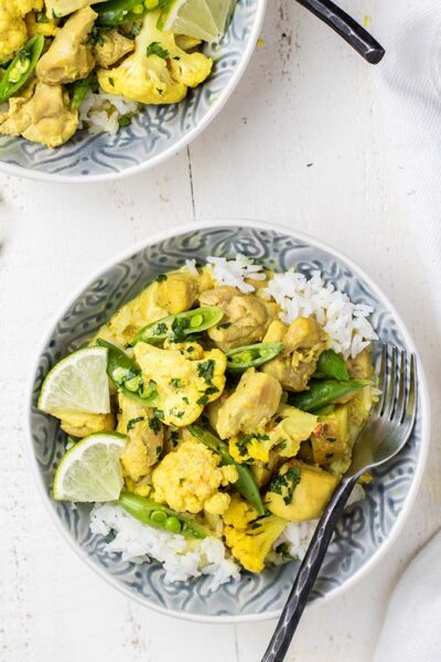 Thai Curry with Chicken - Sunkissed Kitchen