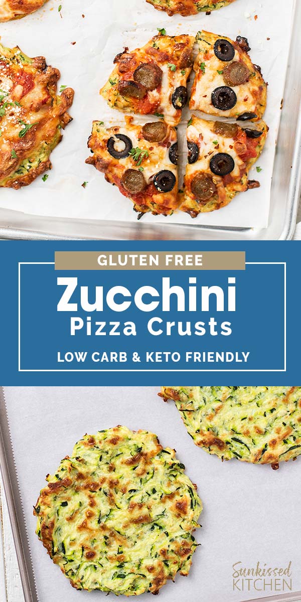 Mini Zucchini Pizza Crust - Sunkissed Kitchen