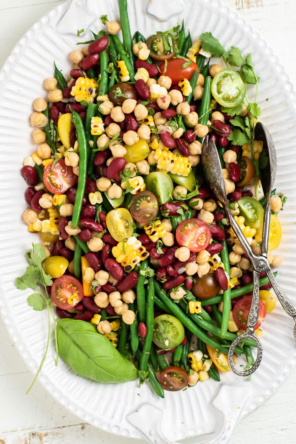 Summer's Freshest 3-Bean Salad - Sunkissed Kitchen