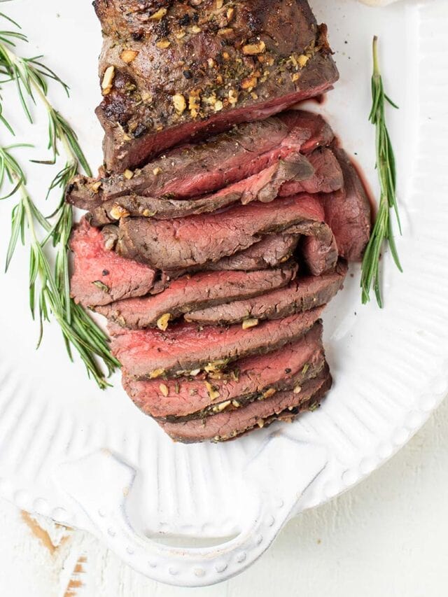 Garlic Butter Beef Tenderloin - Sunkissed Kitchen