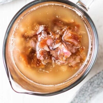 Hot Bacon Dressing for Spinach Salads