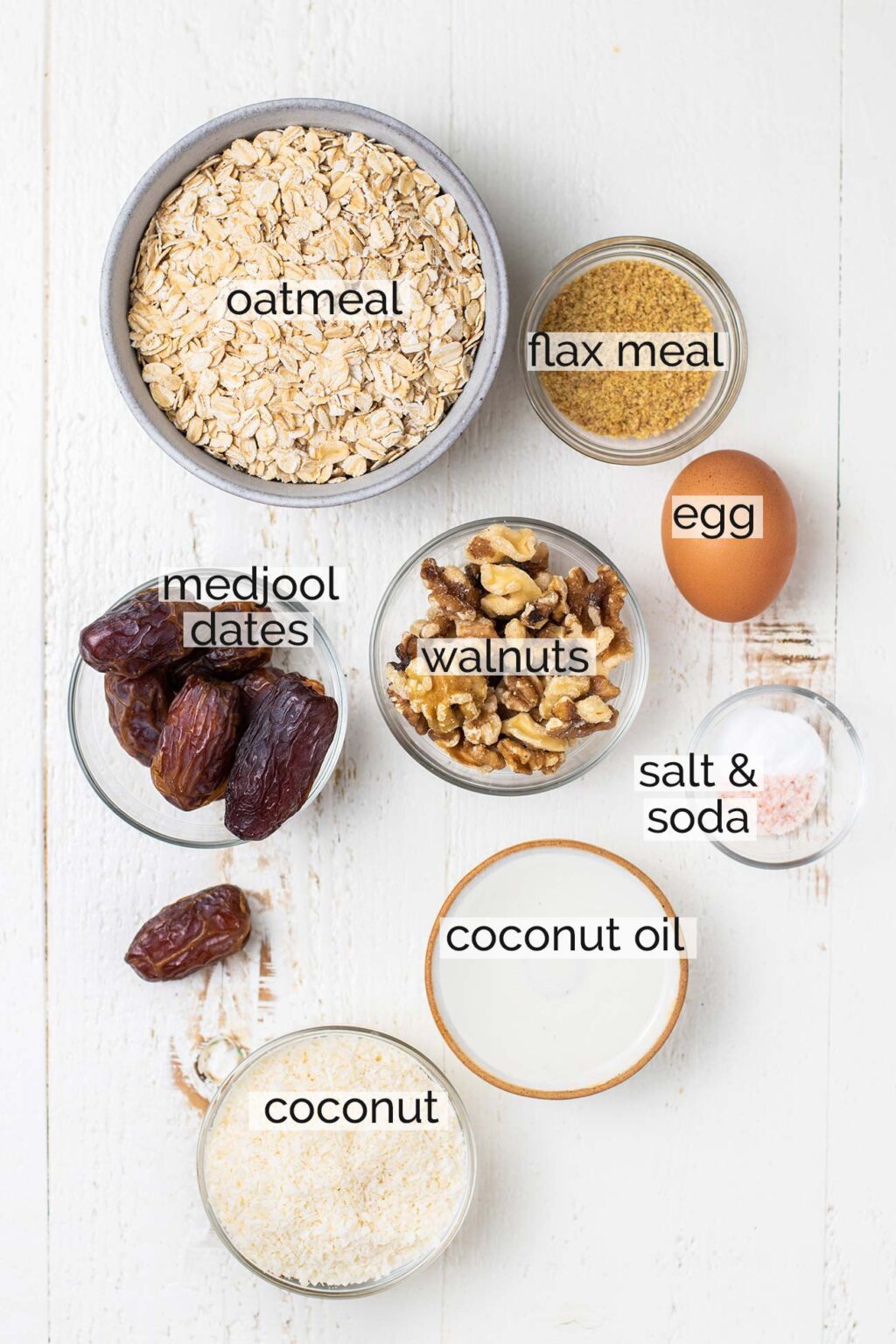 Gluten Free Date Bars No Added Sugar Oatmeal Walnut Date Bars