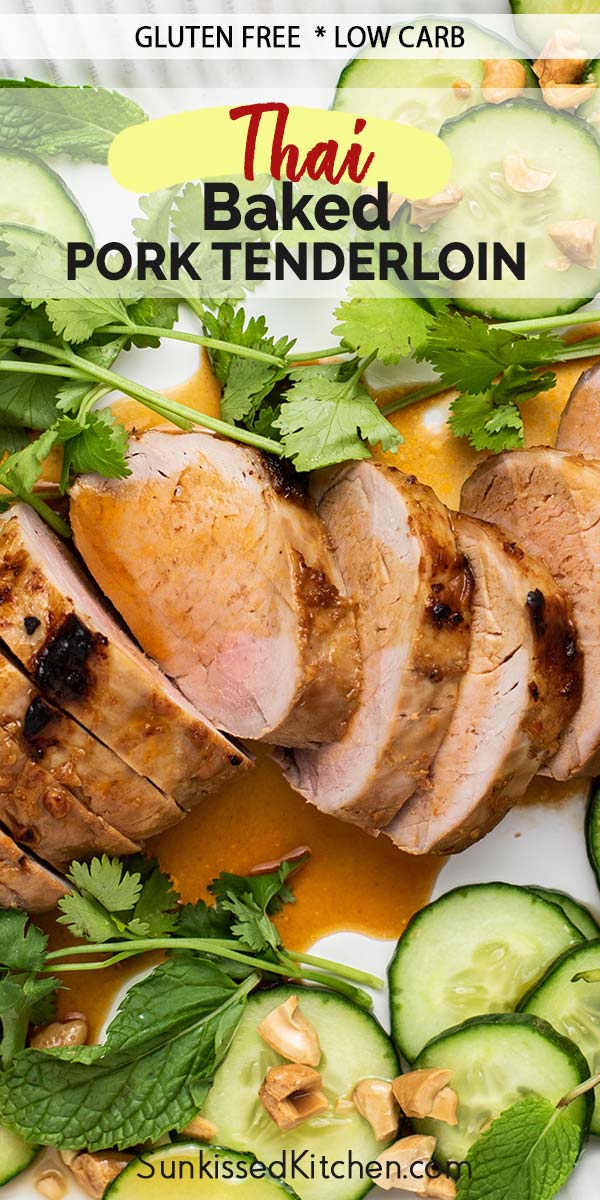 Thai Baked Pork Tenderloin - Sunkissed Kitchen