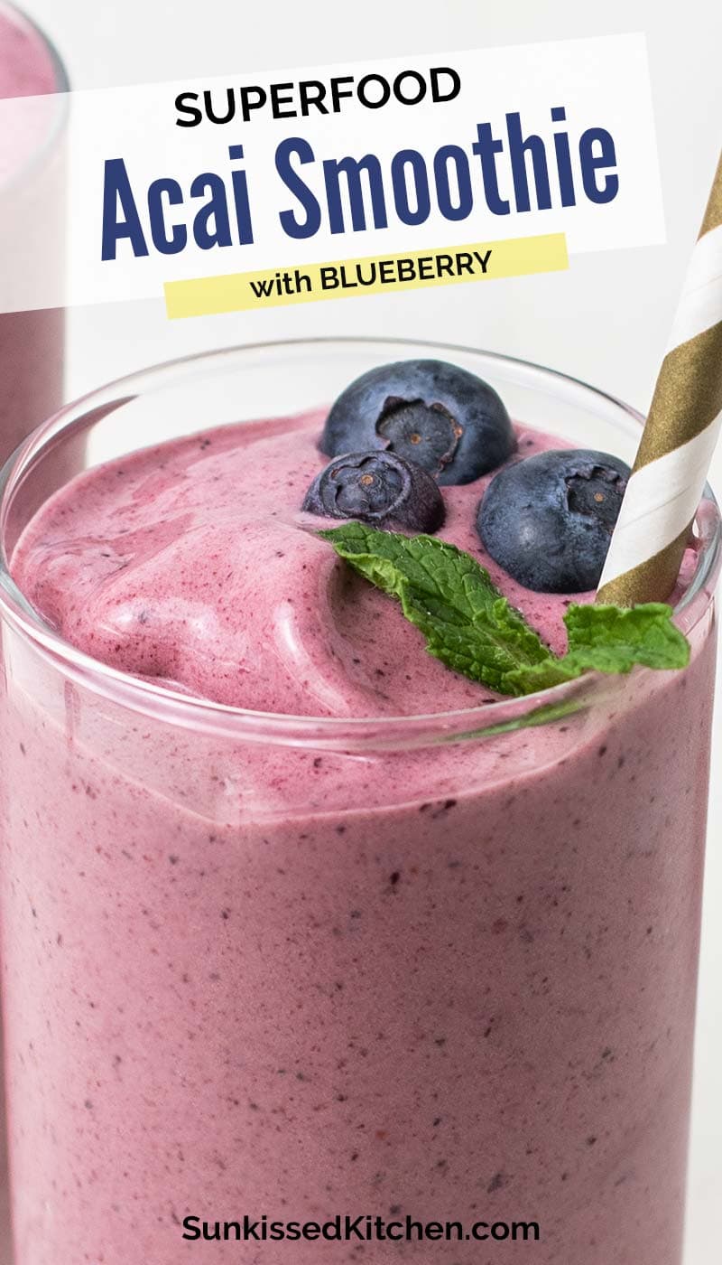 Tropical Superfood Açai Smoothie How To Make Acai Smoothie