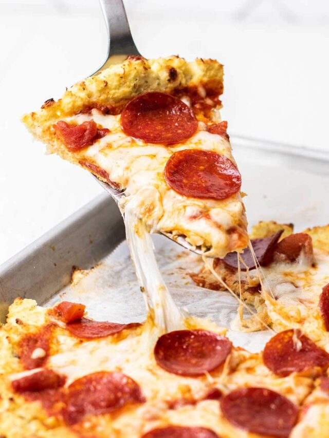 Cauliflower Pizza Crust (Low Carb) Sunkissed Kitchen