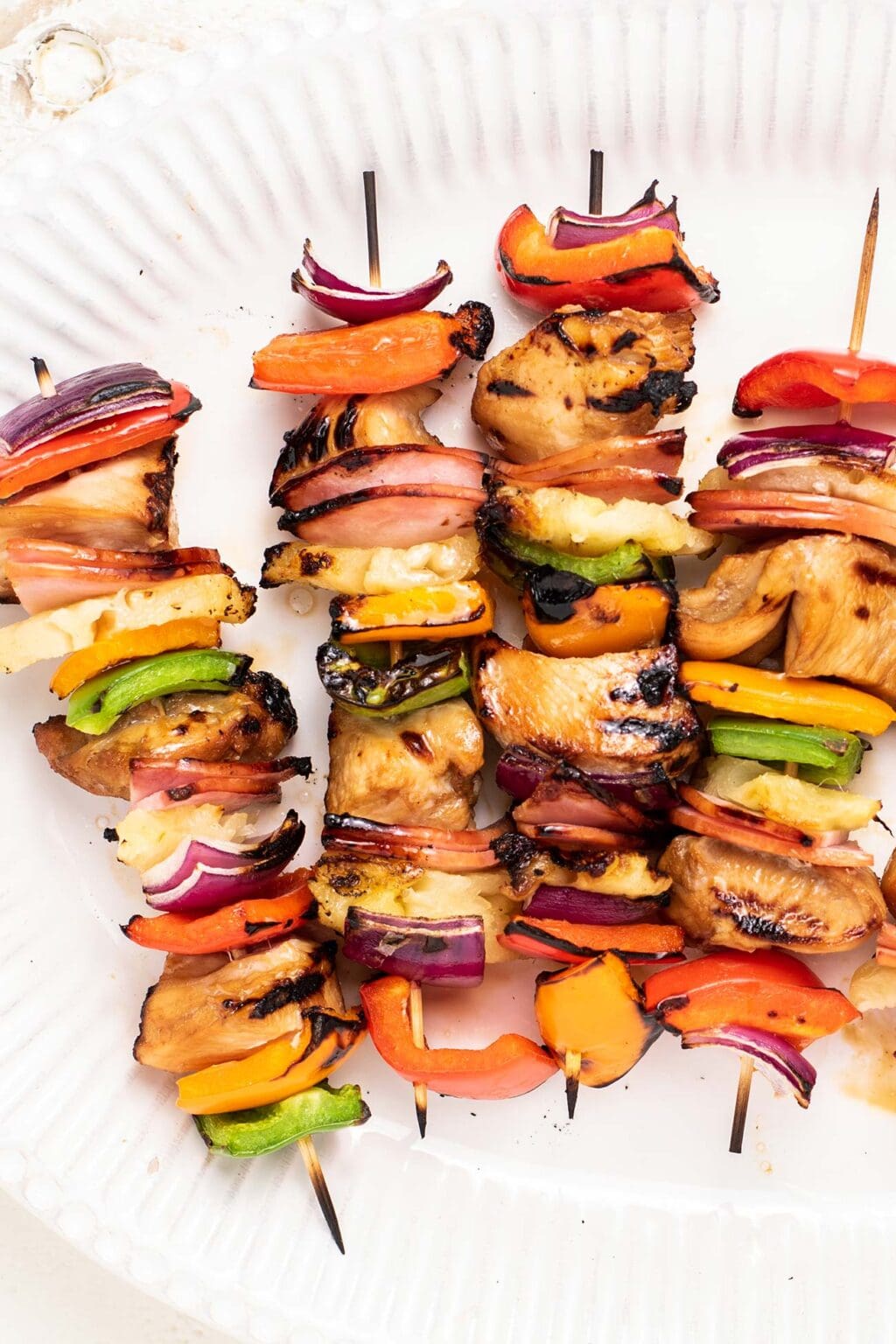 Hawaiian Teriyaki Chicken Skewers - Sunkissed Kitchen