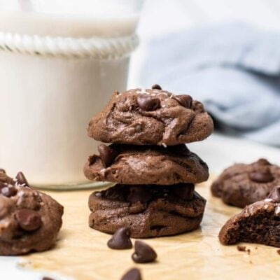 Double Chocolate Cookies – Flourless Chocolate Cookies