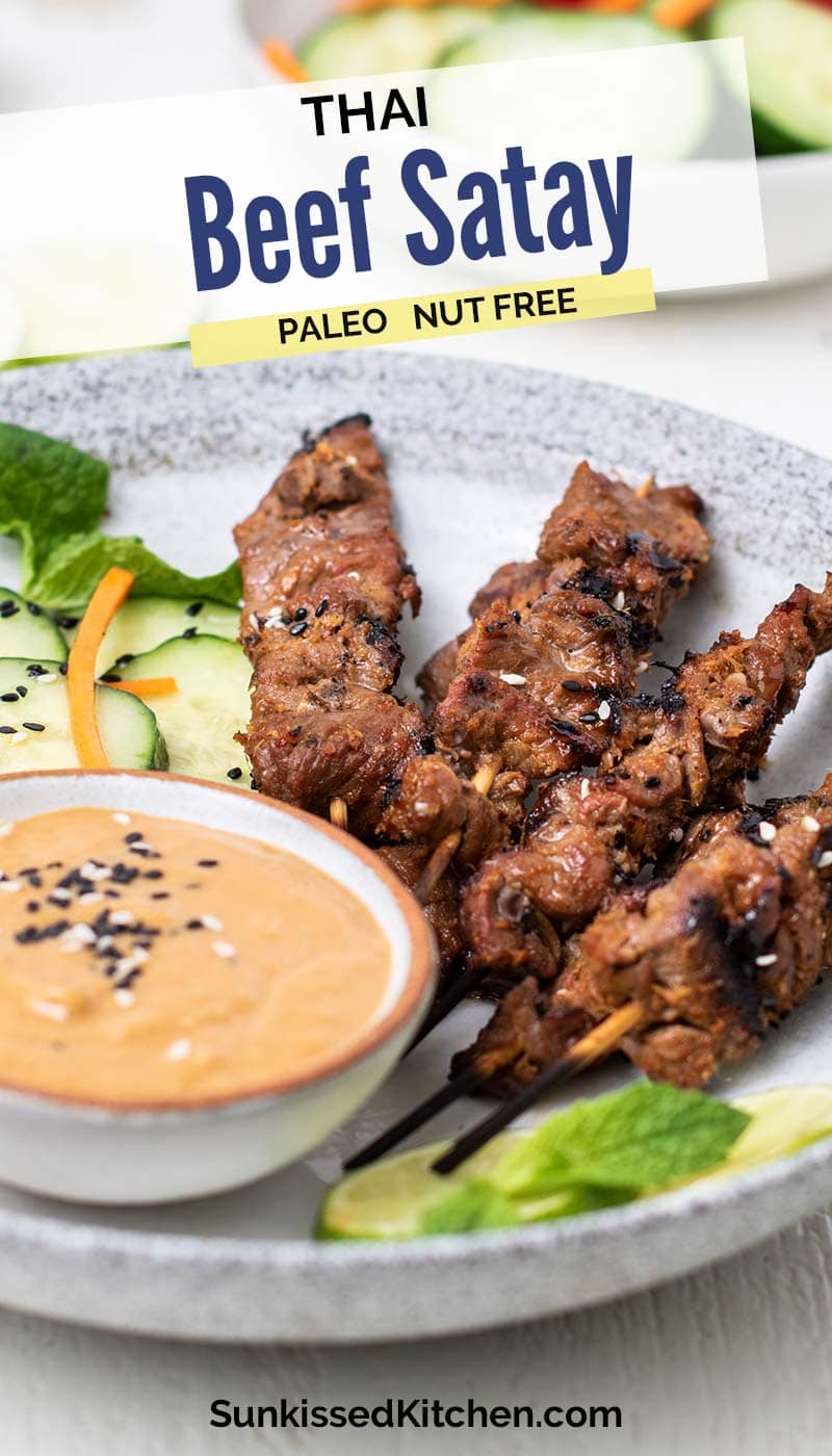 Beef Satay Satay Dipping Sauce Paleo Beef Satay