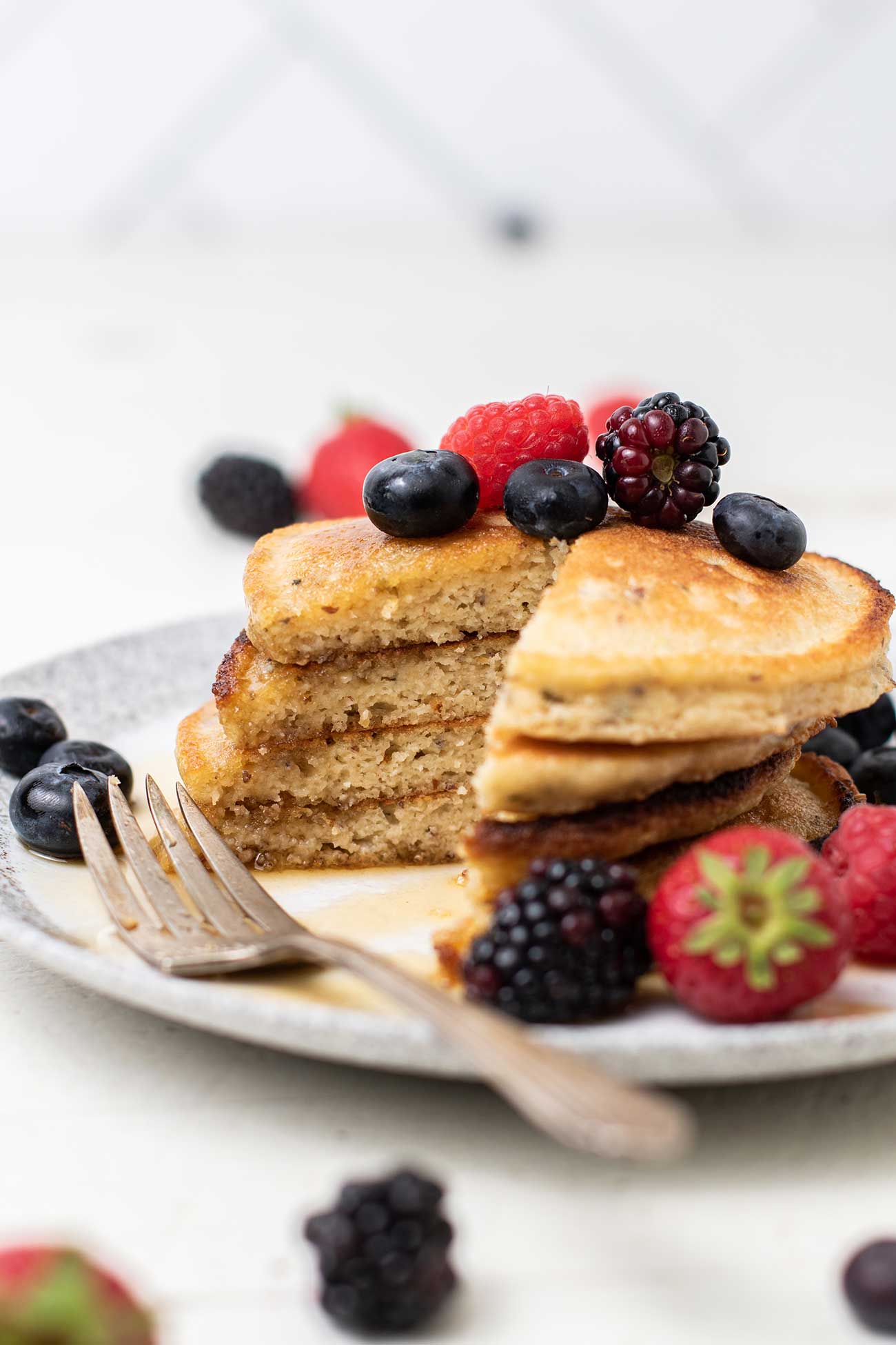 Healthy Almond Flour Pancakes Low Carb Gluten Free Pancakes Recipe