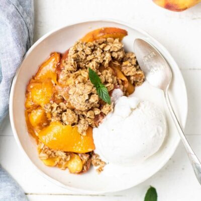 Healthy Peach Crisp Recipe