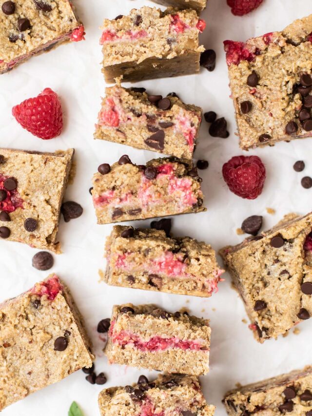 RASPBERRY OATMEAL COOKIE BARS - Sunkissed Kitchen